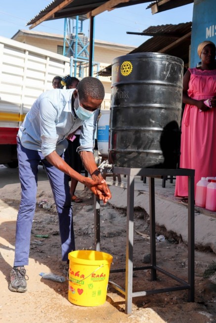 hand washing in east africa